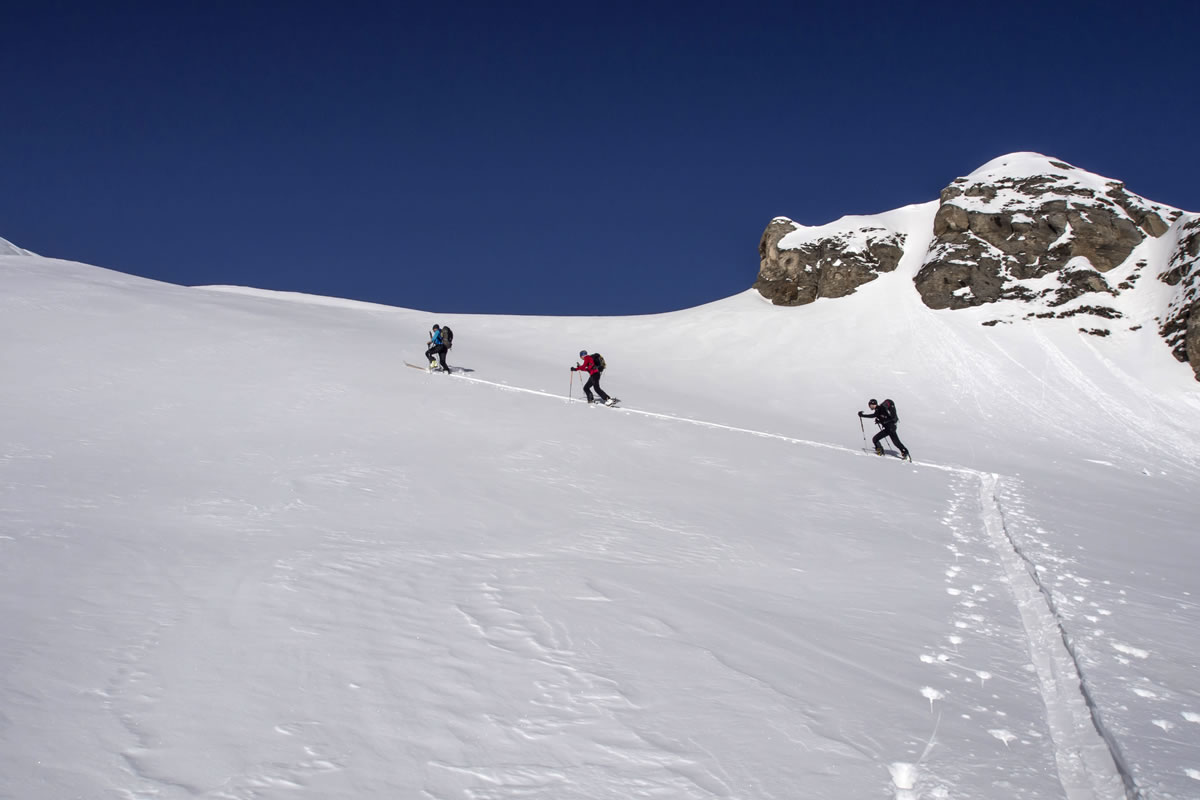 Skitourengehen Gastein, Aufstieg